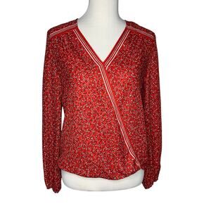 Max Edition Hi-Low Faux Wrap Top NWOT! Sz Small